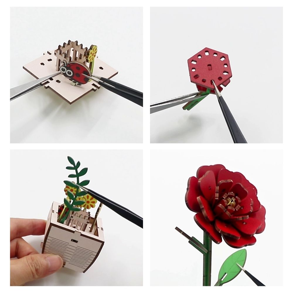 Puzzle 3D - Camélia