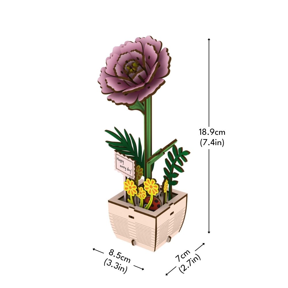 3D Puzzle - Peony