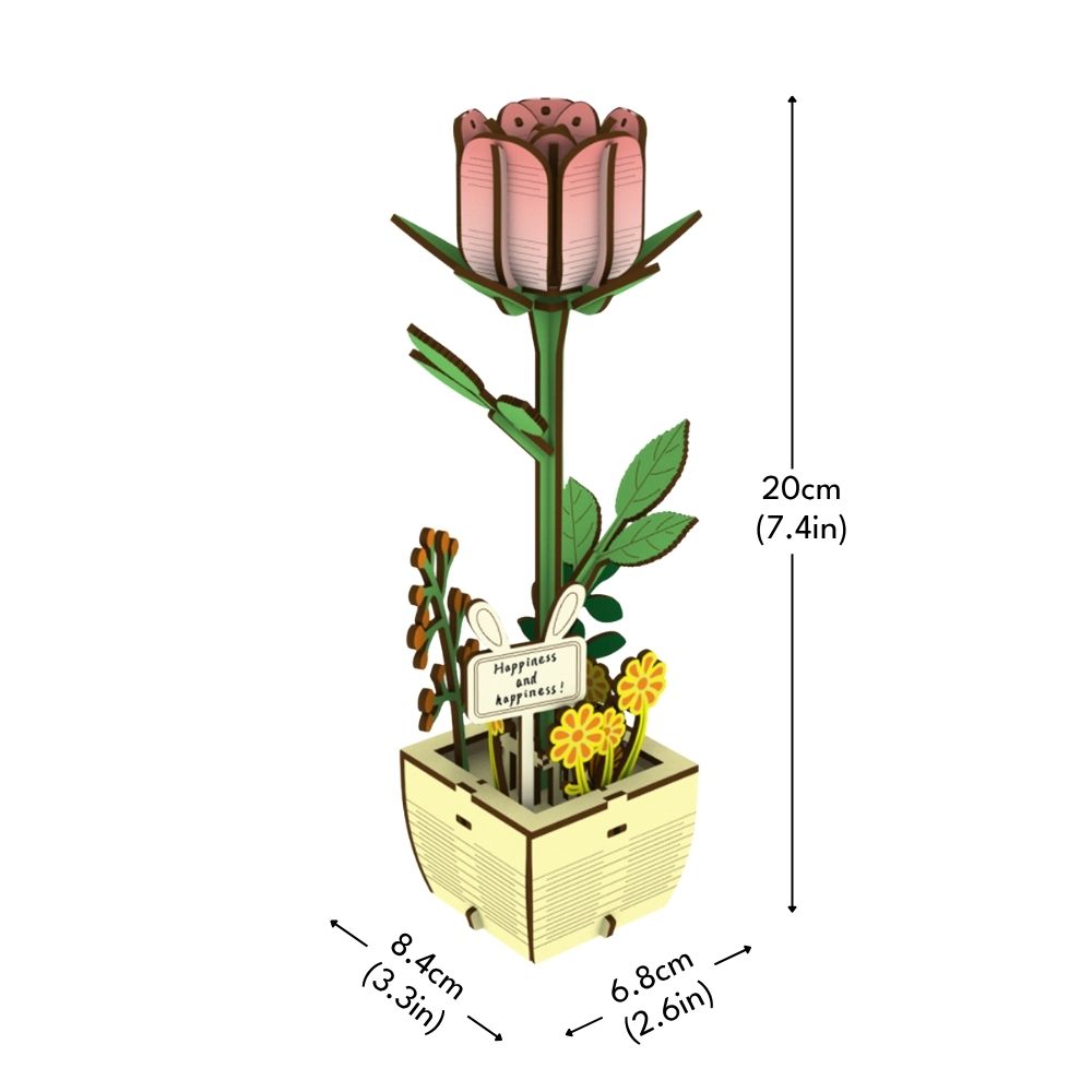 Puzzle 3D - La Rose