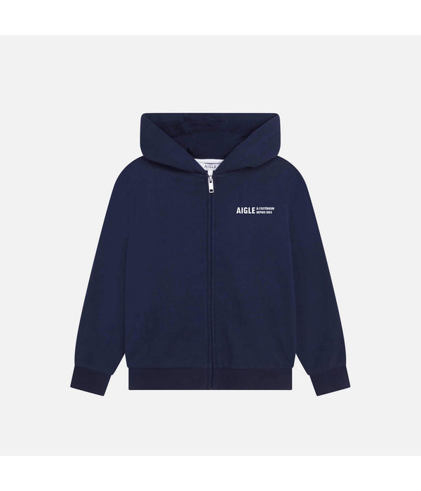 Sudadera con capucha y cremallera - Neptuno - Niño