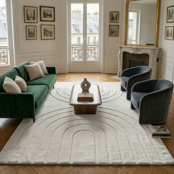 Alaska - Indoor Rug - Polyester - White
