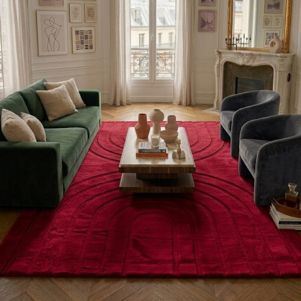 Alaska - Indoor Rug - Polyester - Red