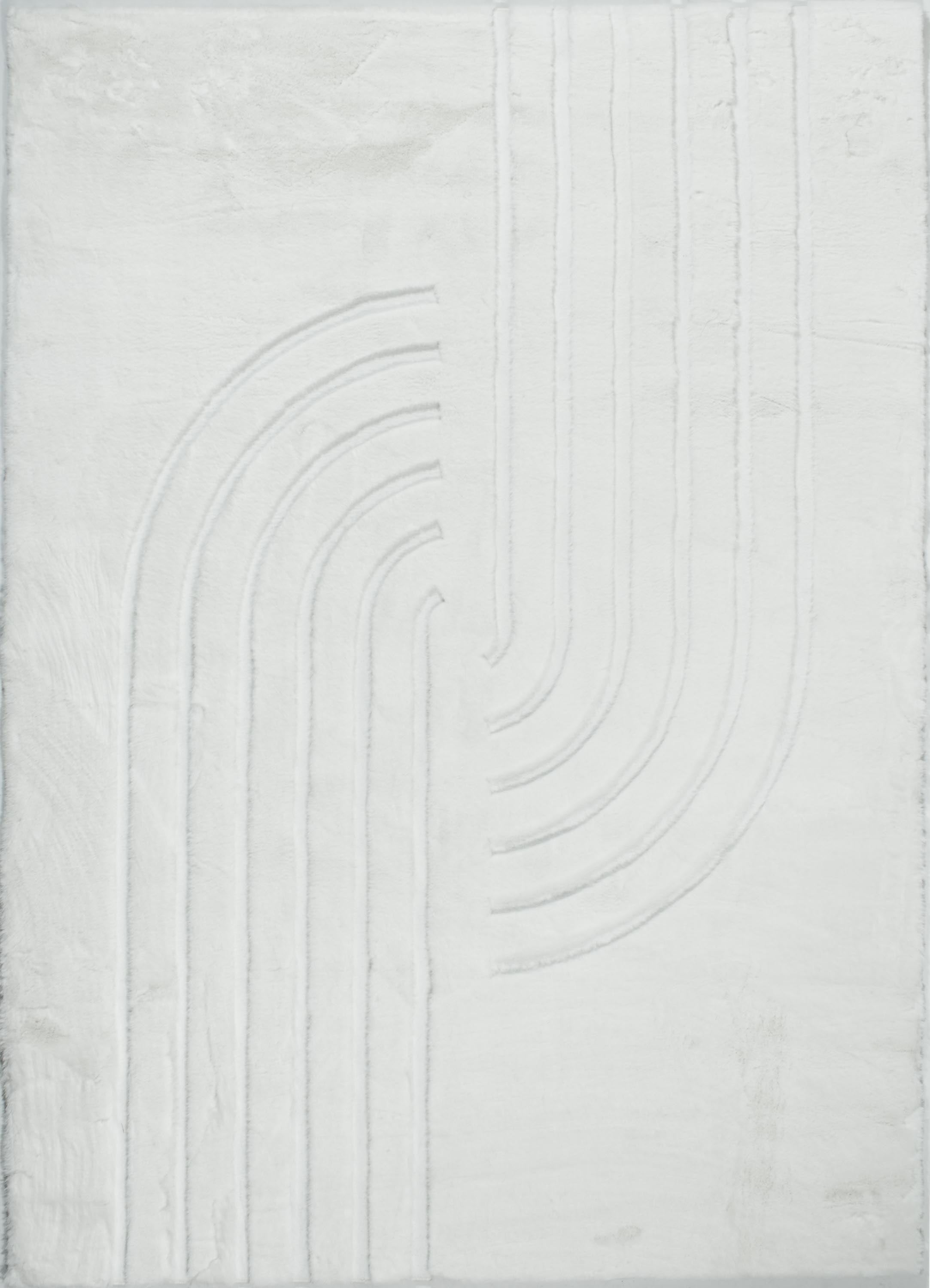 Alaska - Tapis D'Intérieur - Polyester - Blanc
