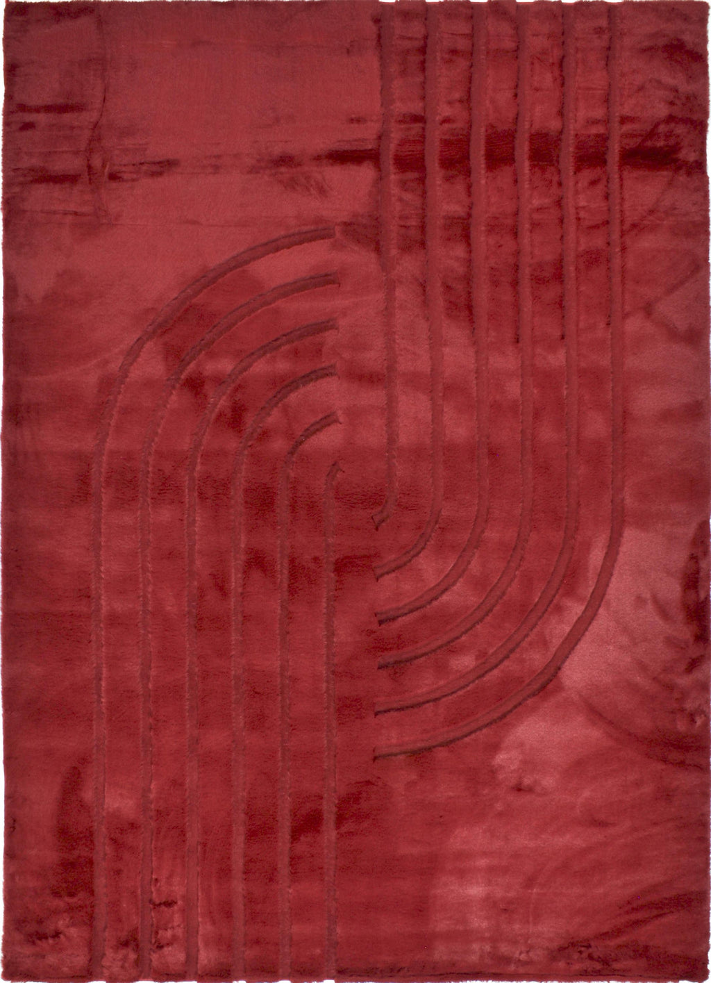 Alaska - Tapis D'Intérieur - Polyester - Rouge