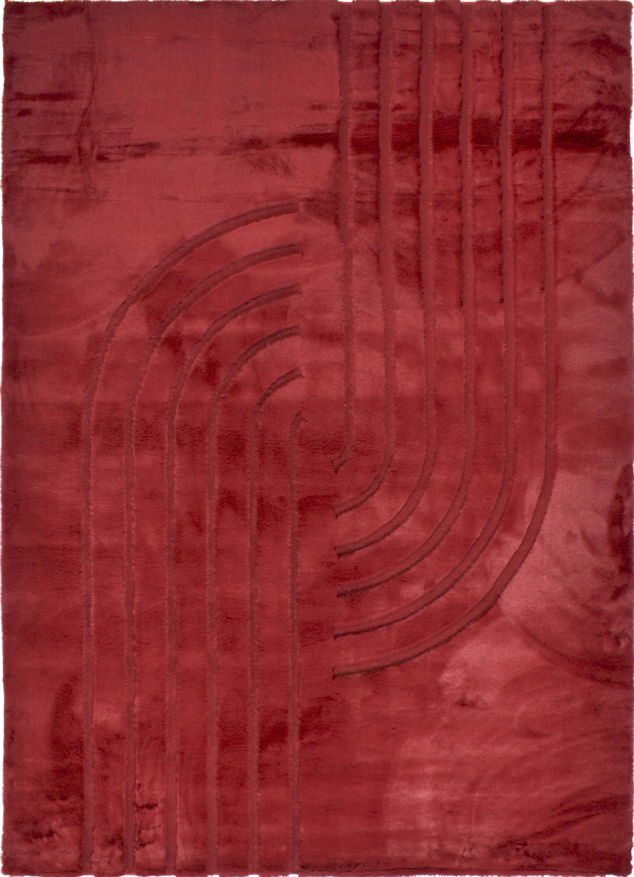 Alaska - Tapis D'Intérieur - Polyester - Rouge