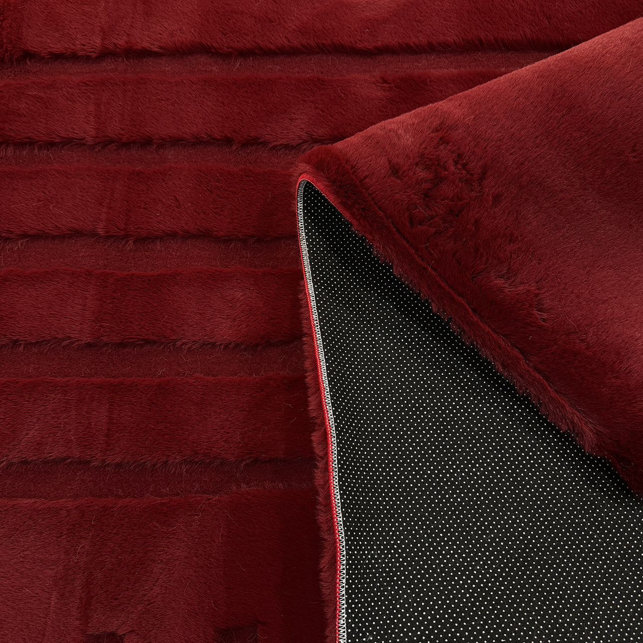 Alaska - Tapis D'Intérieur - Polyester - Rouge