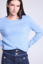 Jersey Cuello Redondo Alba - Azul Cielo - Mujer