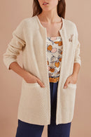 Gilet Albanie - Ecru