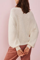Gilet Albanie - Ecru