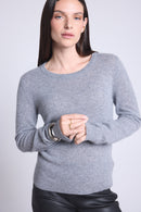 Pull Col Rond Alba - Gris Fonce - Femme