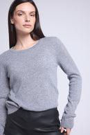Pull Col Rond Alba - Gris Fonce - Femme