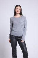 Pull Col Rond Alba - Gris Fonce - Femme