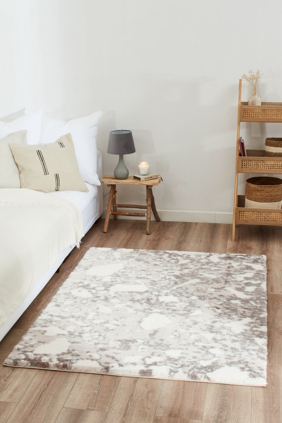 Alena - Tapis D'Intérieur - Polyester - Beige