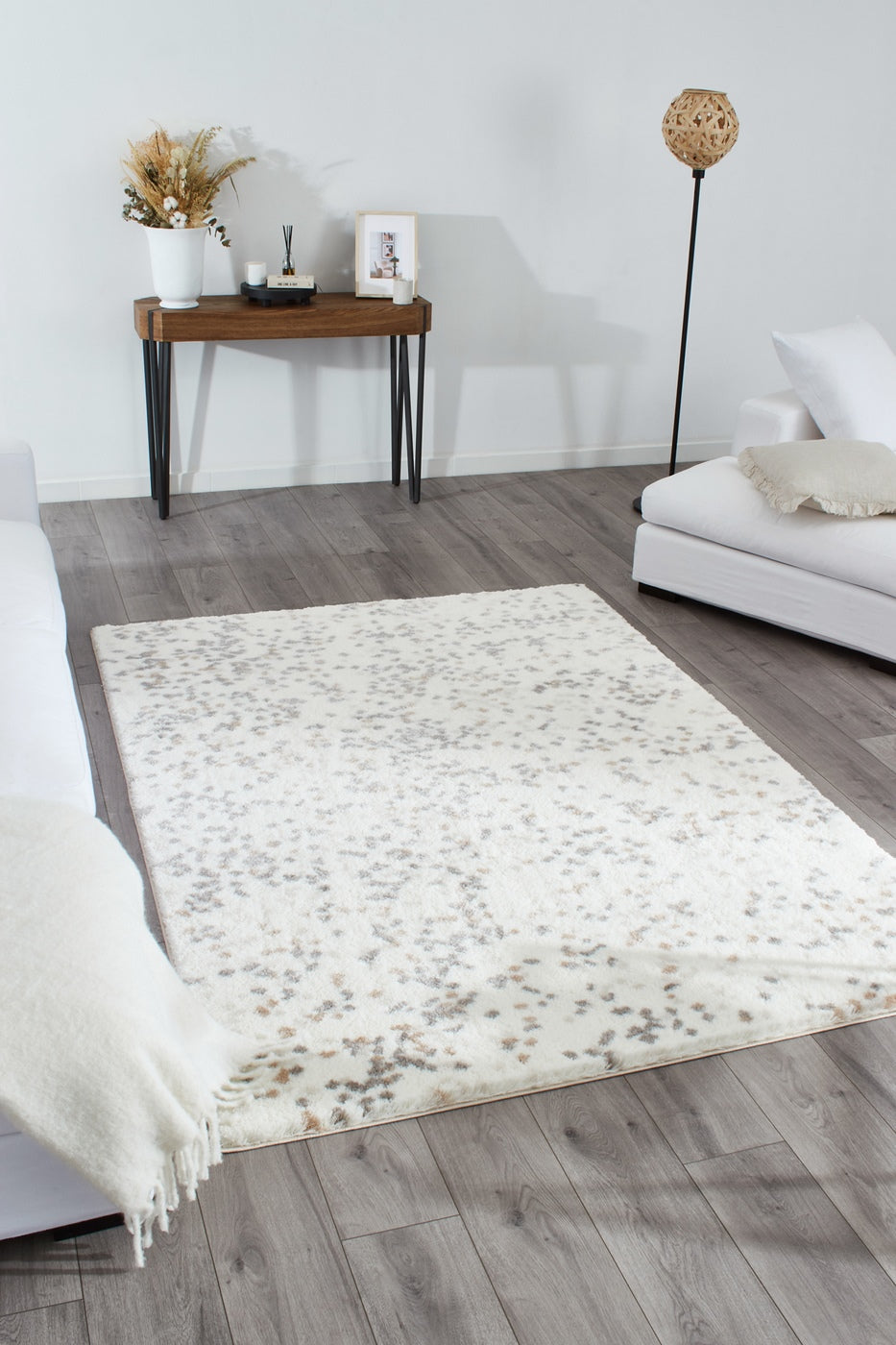 Alena - Tapis D'Intérieur - Polyester - Beige