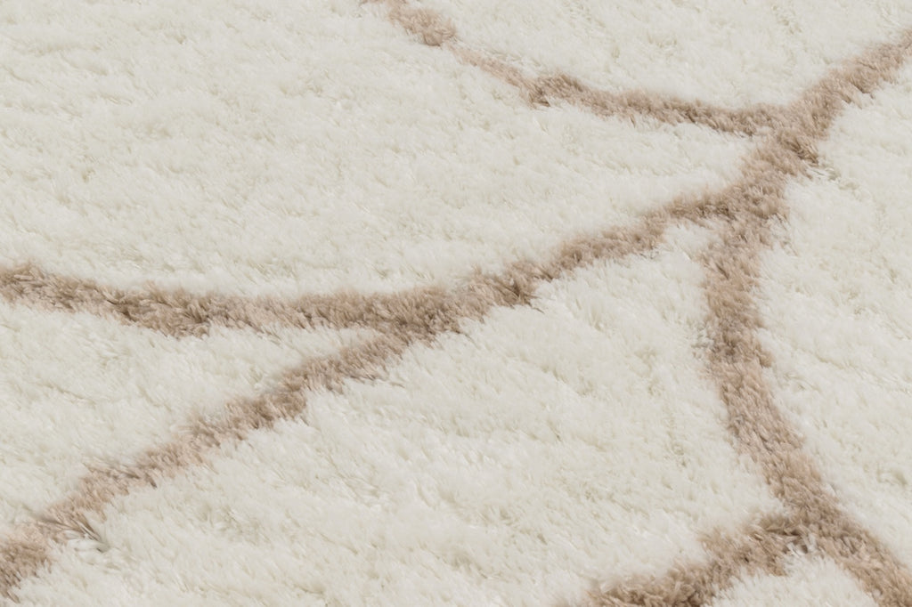 Alena - Tapis D'Intérieur - Polyester - Creme