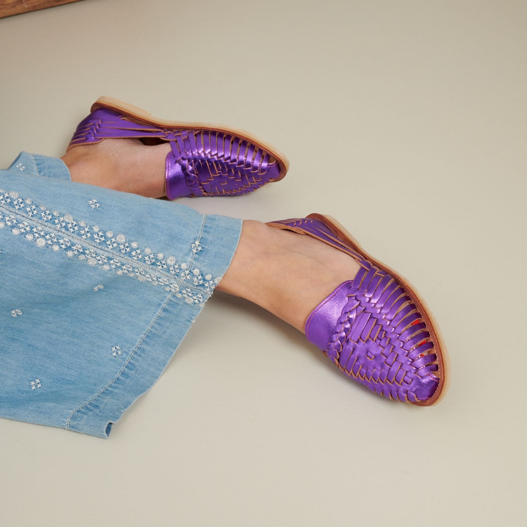 Huaraches Alegre - Violet Flashy