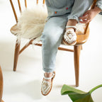 Huaraches Alegria - White Champagne
