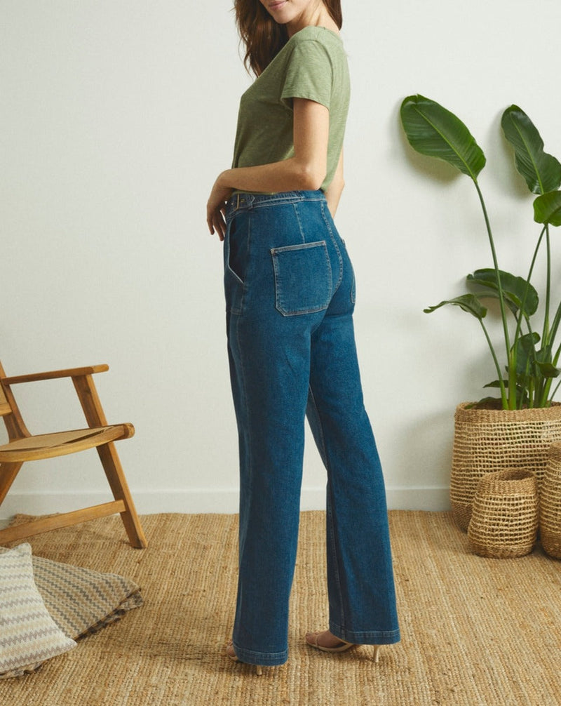 Vaqueros rectos Alexa - Denim B-349 - Mujer
