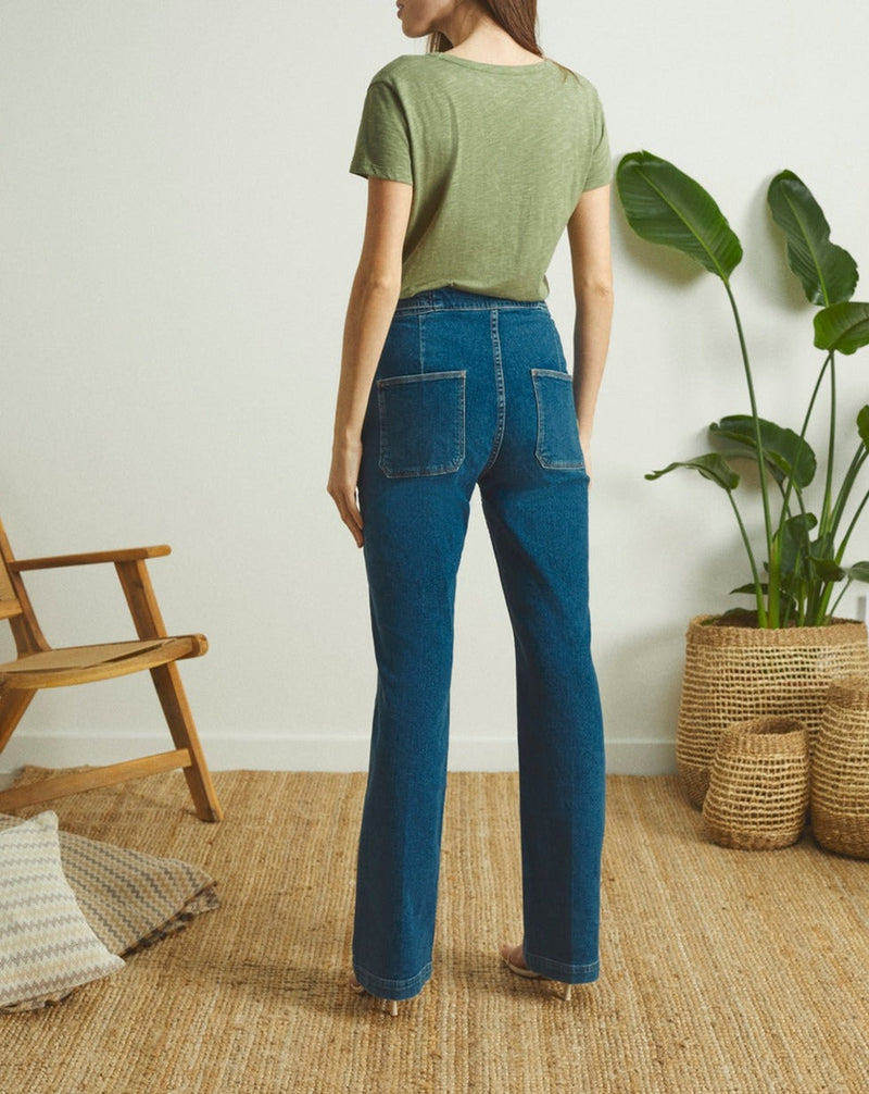 Vaqueros rectos Alexa - Denim B-349 - Mujer