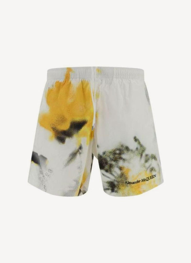 Alexander Mcqueen - Short De Bain - Yellow - Homme