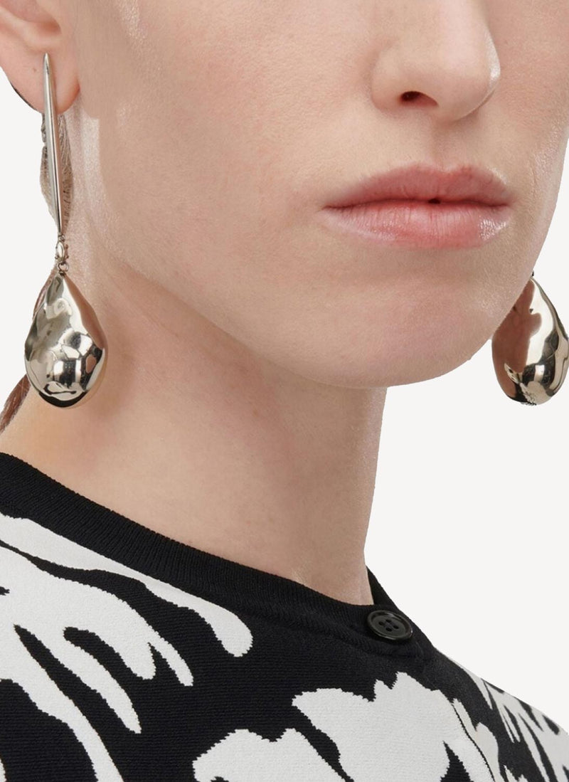 Alexander Mcqueen - Boucles D'Oreilles - Silver - Femme