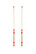 Pendientes Alexandra Rosa Coral