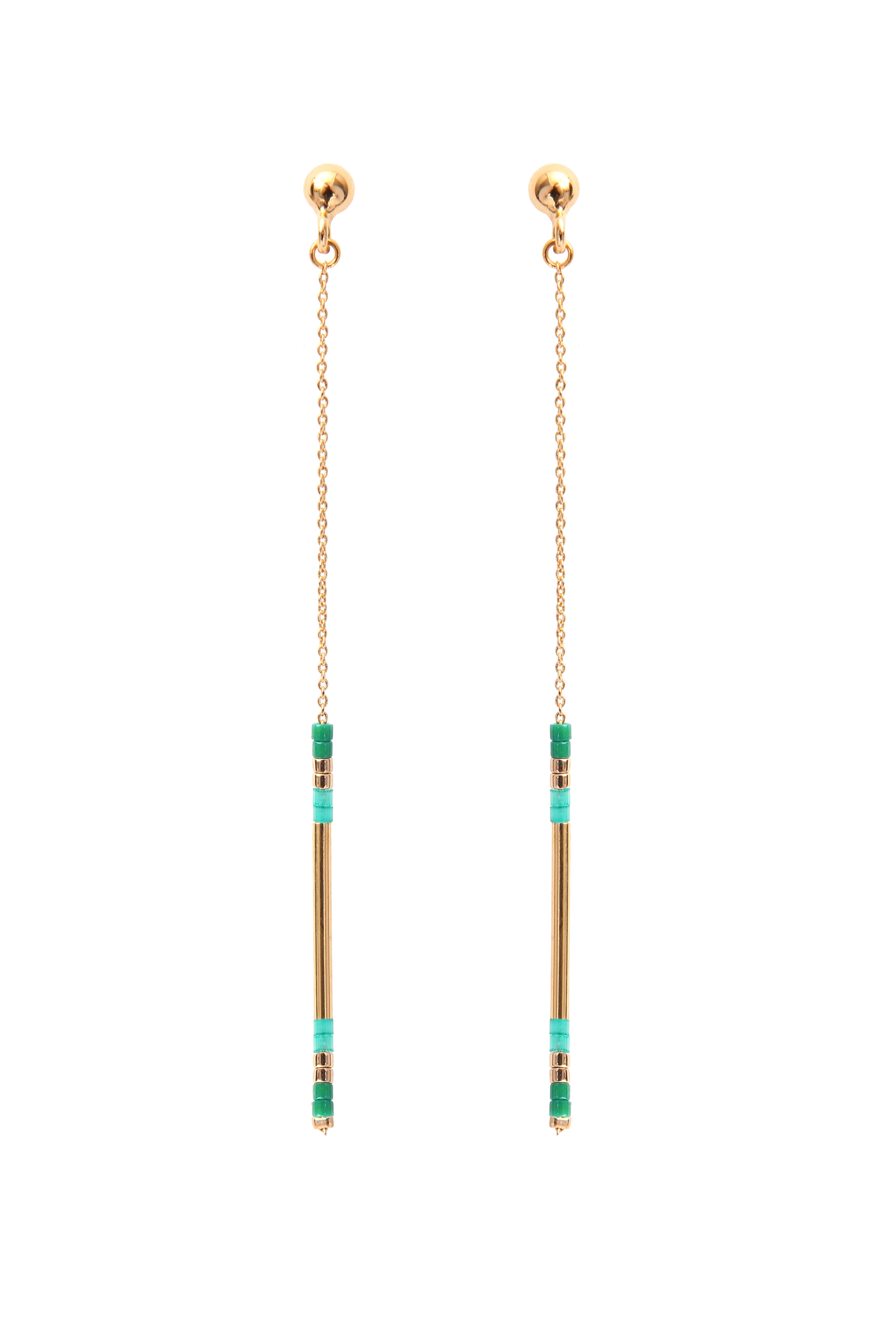 Boucles D'Oreilles Alexandra Vert
