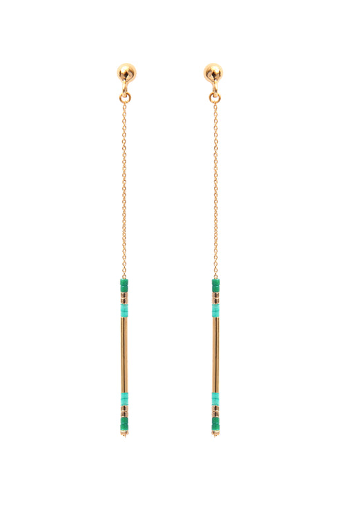 Boucles D'Oreilles Alexandra Vert