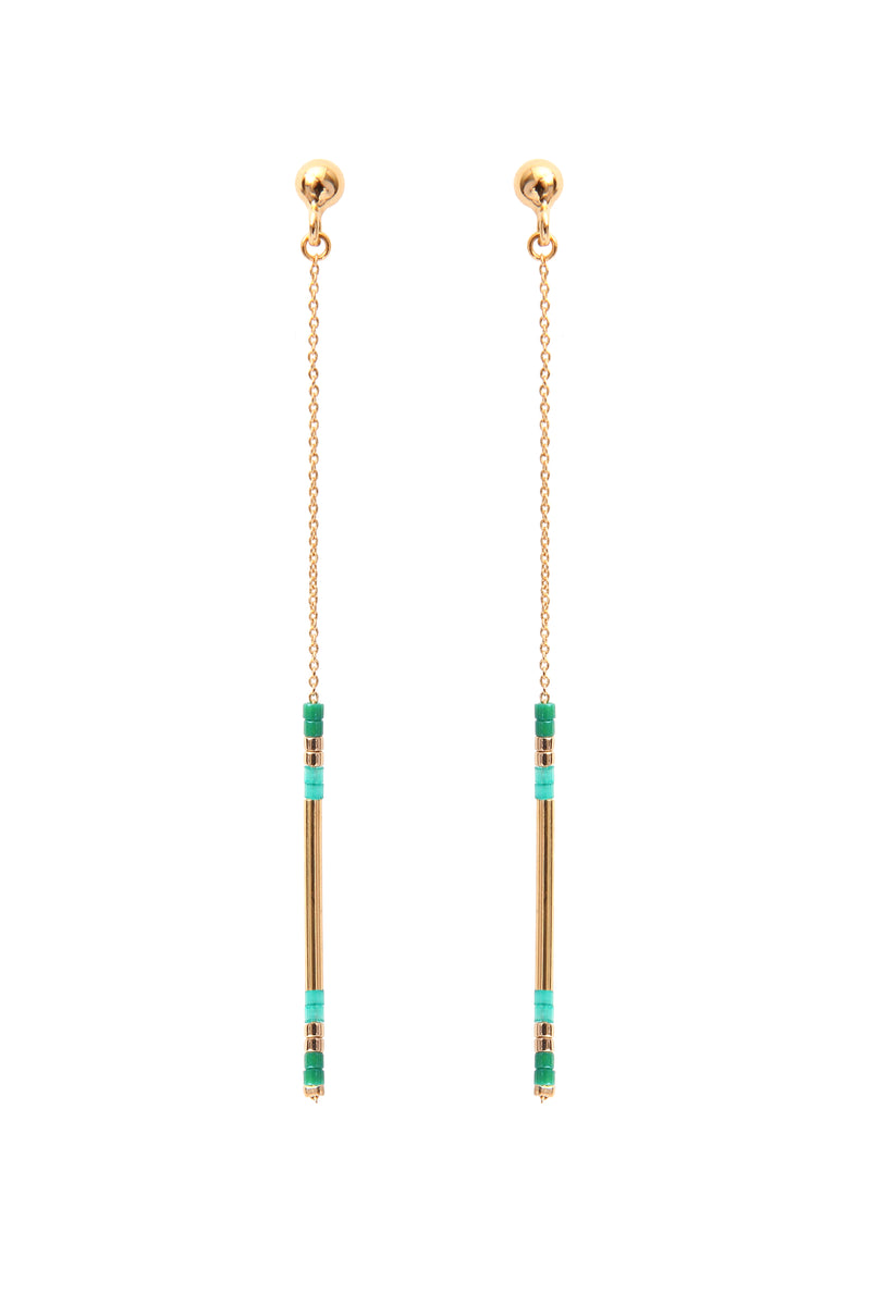 Boucles D'Oreilles Alexandra Vert