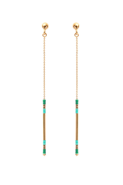 Boucles D'Oreilles Alexandra Vert