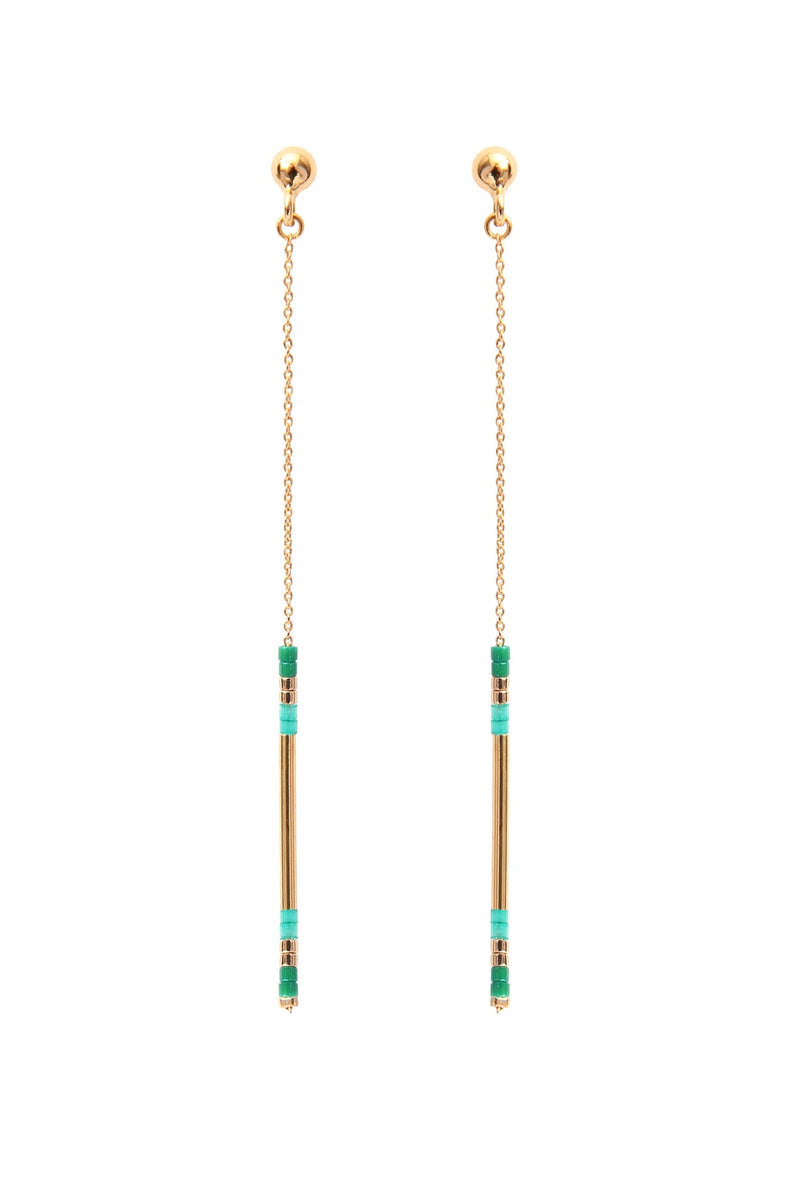 Pendientes Alexandra Verde