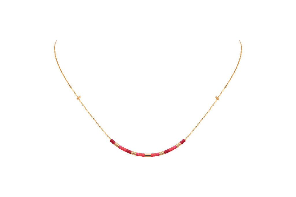 Collier Alexandra Rose Corail