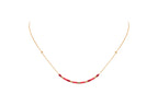 Collier Alexandra Rose Corail