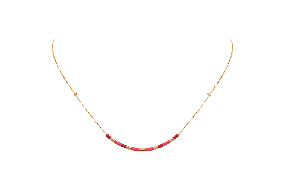 Collier Alexandra Rose Corail