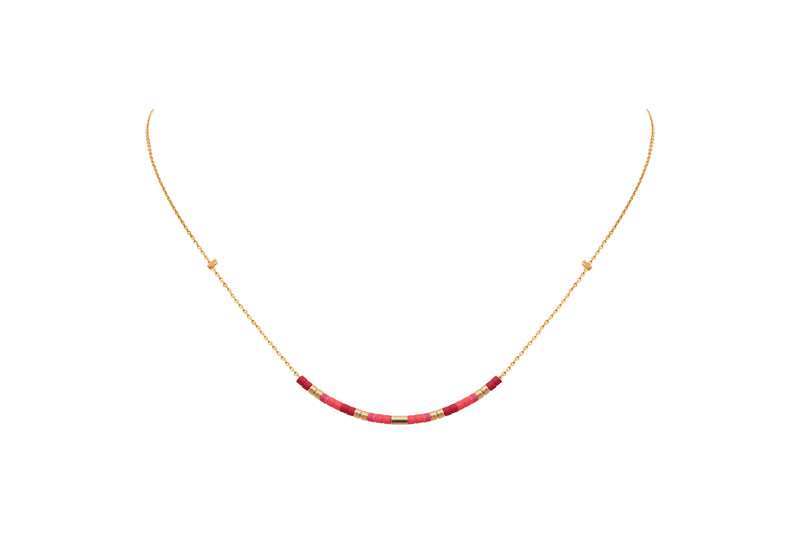 Collier Alexandra Rose Corail