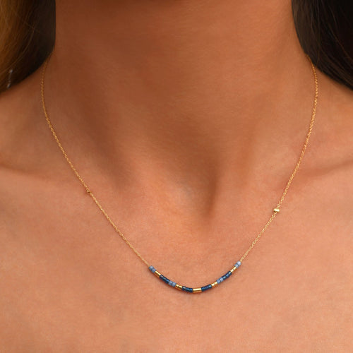 Collier Alexandra Bleu