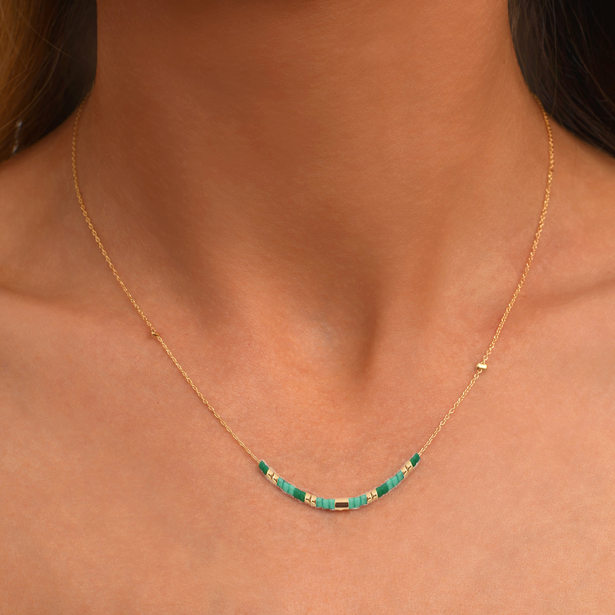 Alexandra Necklace Green