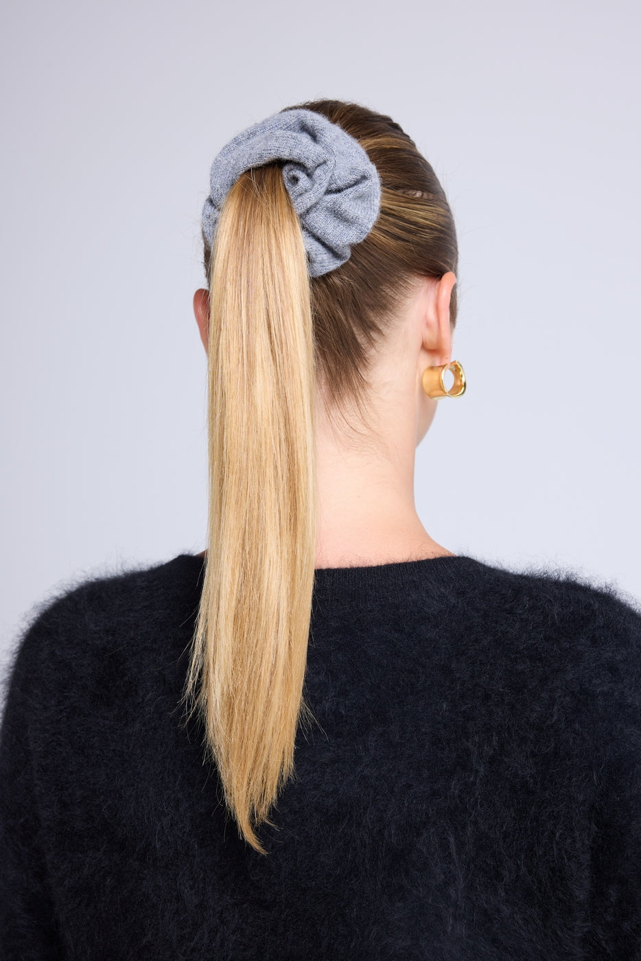 Elastico Scrunchie Capelli Alexia - Grigio Scuro