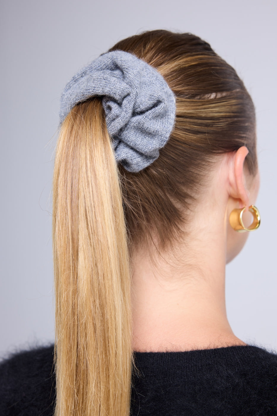 Elastico Scrunchie Capelli Alexia - Grigio Scuro