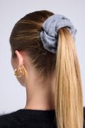 Elastico Scrunchie Capelli Alexia - Grigio Scuro