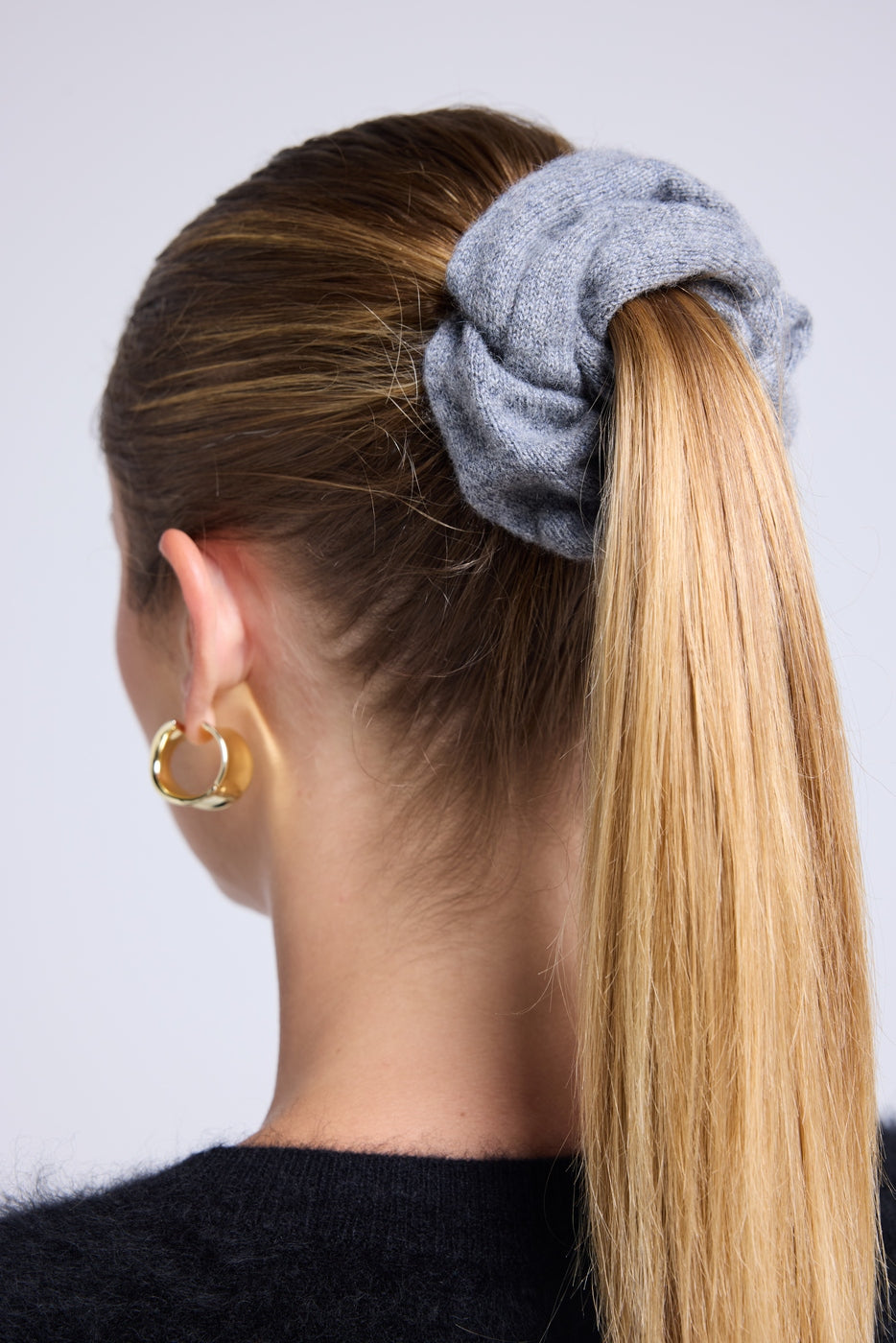 Elastico Scrunchie Capelli Alexia - Grigio Scuro