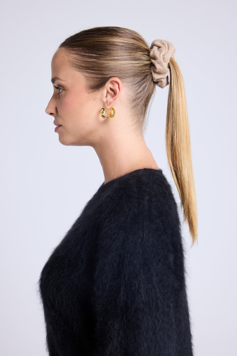 Chouchou Cheveux Alexia - Beige Crème