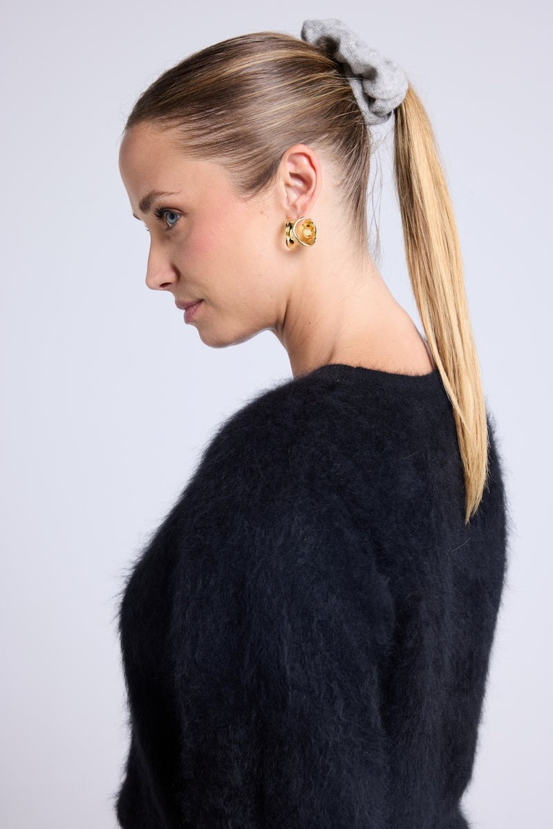 Chouchou Cheveux Alexia - Gris Clair