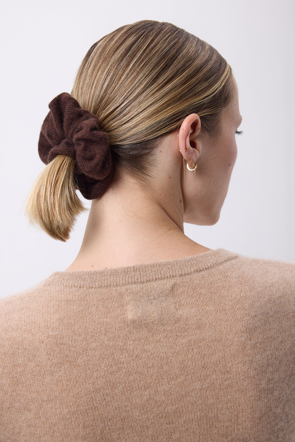 Chouchou Cheveux Alexia - Marron - Femme