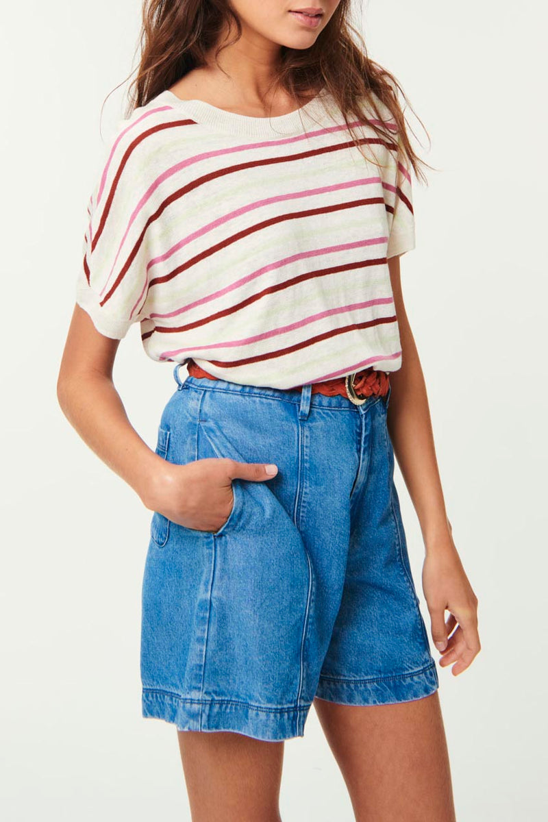 Alex Sweater - Linen Multico