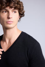Pull Col V Alex - Noir - Homme