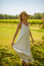 Natalia Dress Ecru