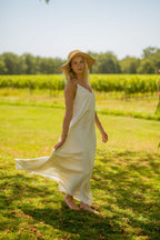 Natalia Dress Ecru