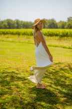 Natalia Dress Ecru