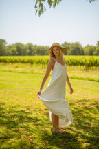 Natalia Dress Ecru